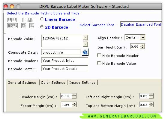 Generate Barcode Mac 7.3.0.1 full